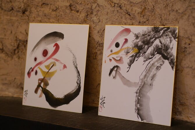 Sumi-e Ink Painting Suiboku-Ga Workshop in a Japanese Teahouse - What Happens During the 1-Hour Workshop (Tea, Practice, Then Your Piece)