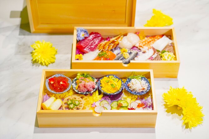 Sushi Making Experience in Shinjuku【Temari】 - Flower Wall Mone in Shinjuku: The Setting Makes It Feel Easy