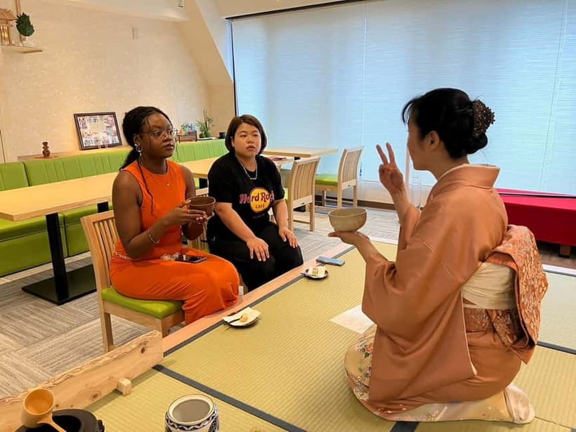 Tea ceremony experience in Japanese-style room 60min - Getting there: the simple meeting point from two station exits