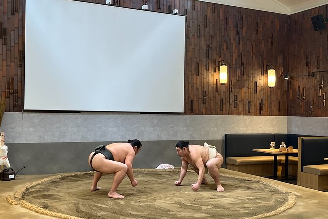 the SUMO show with Dinner - Trying sumo yourself: costumes, basic bouts, and what to expect
