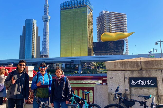 Tokyo 3 Hour E Bike Tour of the City Bayside Areas - Stop-by-stop: Ginza luxury, Kabuki-za, and Tsukiji market energy