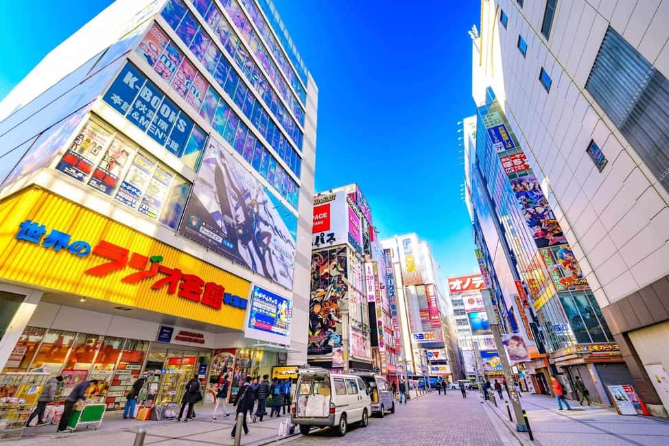 Tokyo Akihabara Anime walking tour & Maid Cafe option - Electric Town photo moment at UDX Akiba Plaza