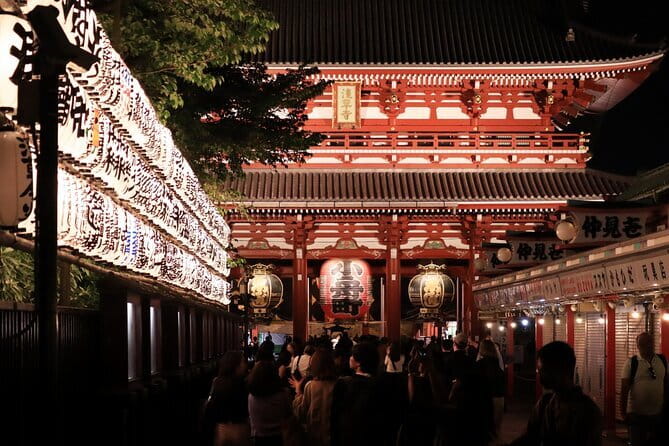 Tokyo Asakusa Sensoji Temple Night Walking Tour - Meeting point near public transport (and why that matters)