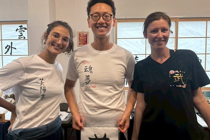Tokyo Asakusa：Calligraphy & Make T-shirt Activity - Asakusa + calligraphy: why this combo actually makes sense