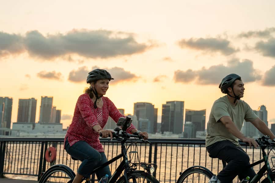 Tokyo Bay Area: Sunset Night View 3h E-bike Guided Bike Tour - Key highlights I’d plan around