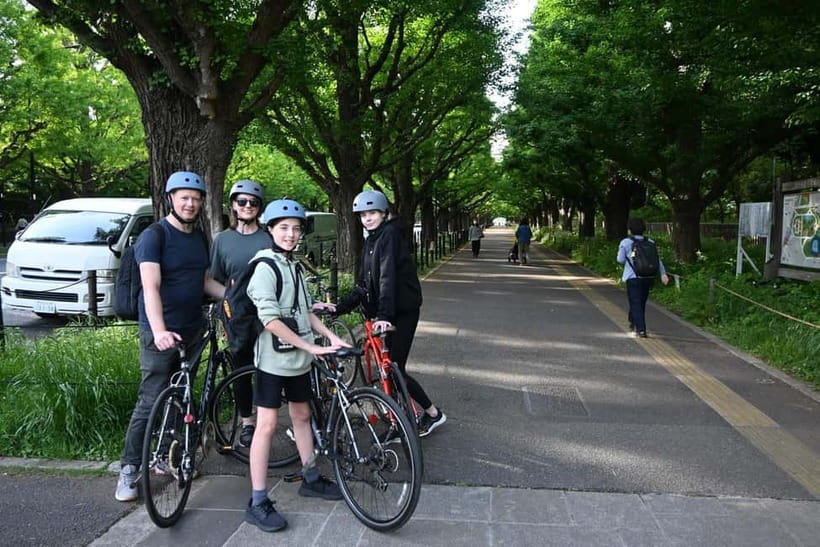 Tokyo Bike Tour: Shibuya, Harajuku & Hidden Gems - Aoyama highlights: ginkgo views and a calm cemetery break
