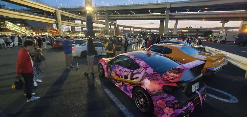 Tokyo: Daikoku JDM Car Meet in the Famous 303 600HP GTR R-35 - Price and value: $148 for a private midnight car-culture night