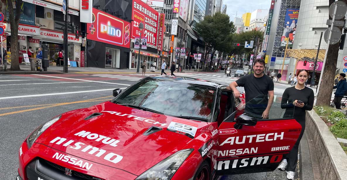 Tokyo: Daikoku Self-Drive R35 GT-R Custom Car Experience - Shibuya Scramble and Rainbow Bridge: seeing icons from the driver seat