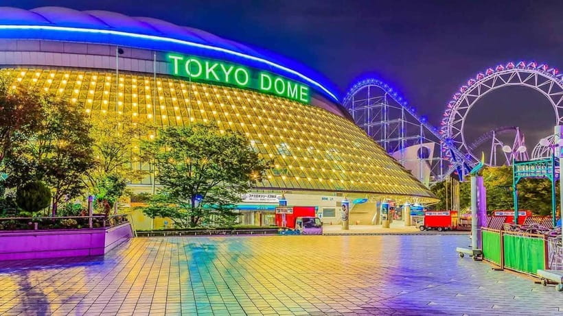 Tokyo Dome City Attractions 5-Ride Ticket - Water Symphony Fountain Show and the evening glow