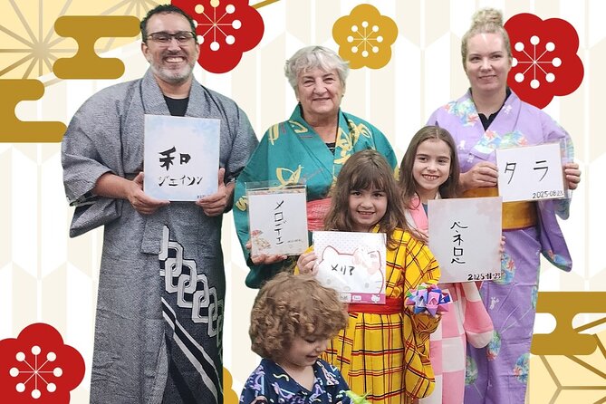 Tokyo Family Culture Workshop: Calligraphy, Origami &Yukata Photo - A Calm Cultural Reset in Hiroo