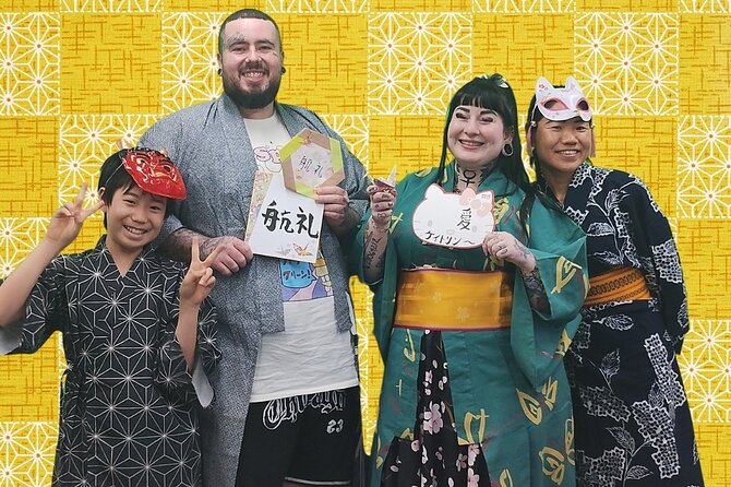 Tokyo Family Culture Workshop: Calligraphy, Origami &Yukata Photo - What You Take Home: Materials, Souvenir, and Real Keepsakes