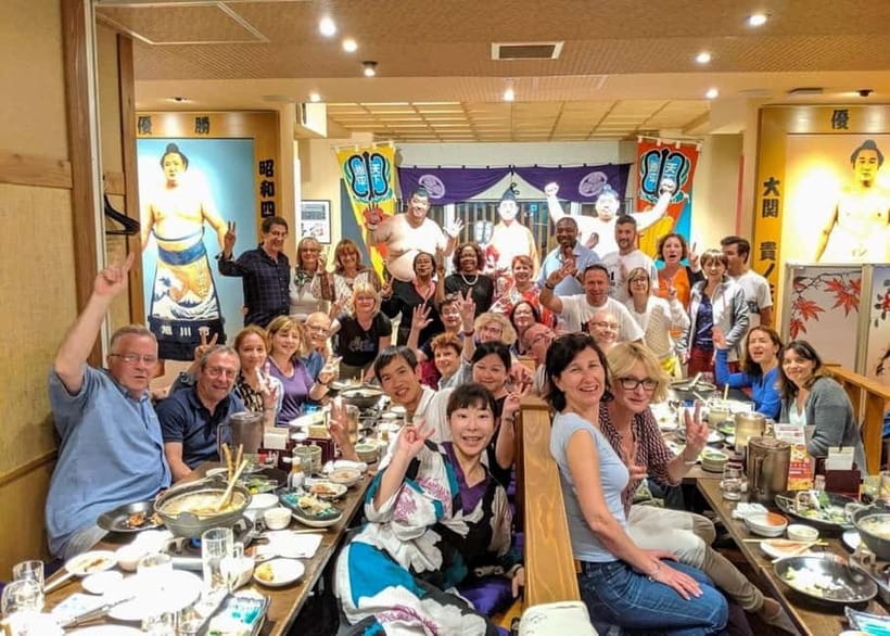 Tokyo: Family Sumo Workshop & Live Wrestling Show with Lunch - Getting your turn: the safe, hilarious challenge in the ring