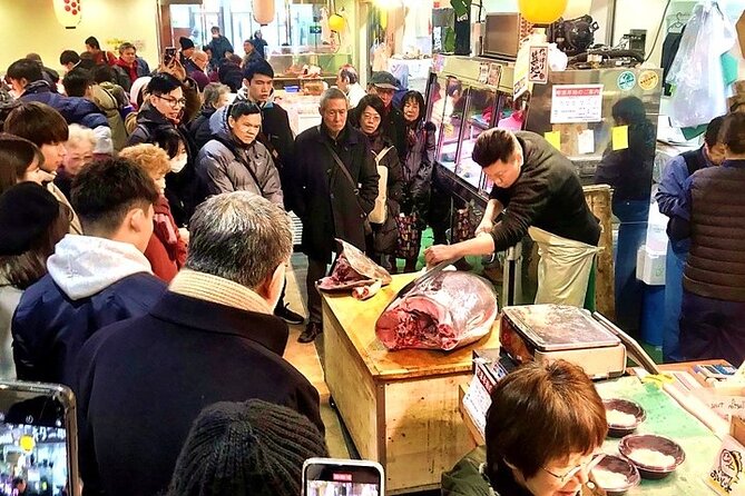 Tokyo Full Course Tour: Explore 10 Must-See Sights & Hidden Gems - Tsukiji: Sushi First, Then Hongwanji Temple and the Market Area