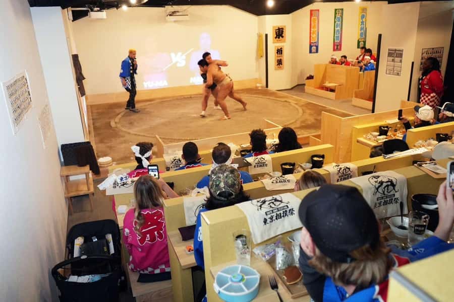 Tokyo Ginza : Sumo and Mikoshi Experience,Open from Sep. - The meal: chanko hot pot or a simpler snack