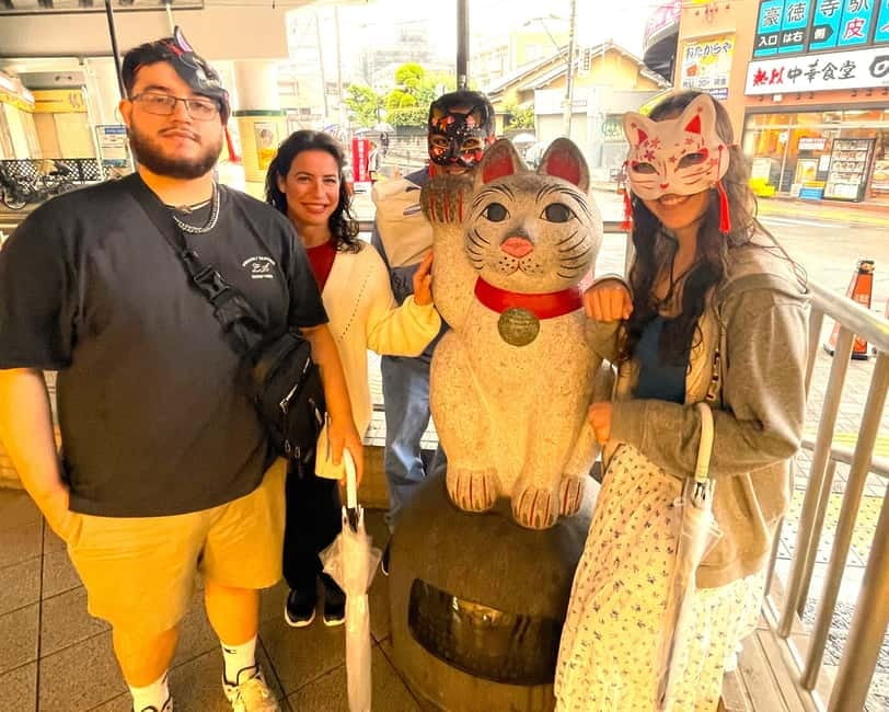 Tokyo: Gotokuji Lucky Cat Temple & Harajuku Cat Cafe Tour - After the tour: turning the theme into extra time