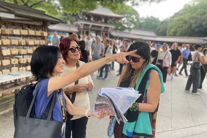 Tokyo: Harajuku Meiji Shrine to Shibuya Crossing Guided Tour - Meiji Jingu Shrine: Free Entry, Big Atmosphere, and Fortune Paper