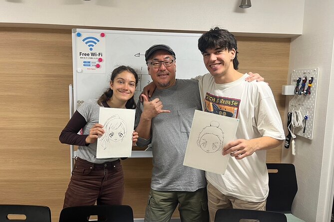 Tokyo/Ikebukuro Manga drawing workshop by pro-Manga artists - The two-hour workshop: what you learn and how it clicks