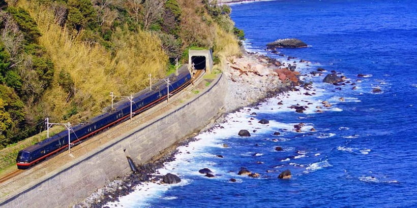 Tokyo: Izu Scenic Oceanview Train, Volcano, Coast Day Trip - Omuroyama Volcano Summit: matcha-pudding cone and 360 views