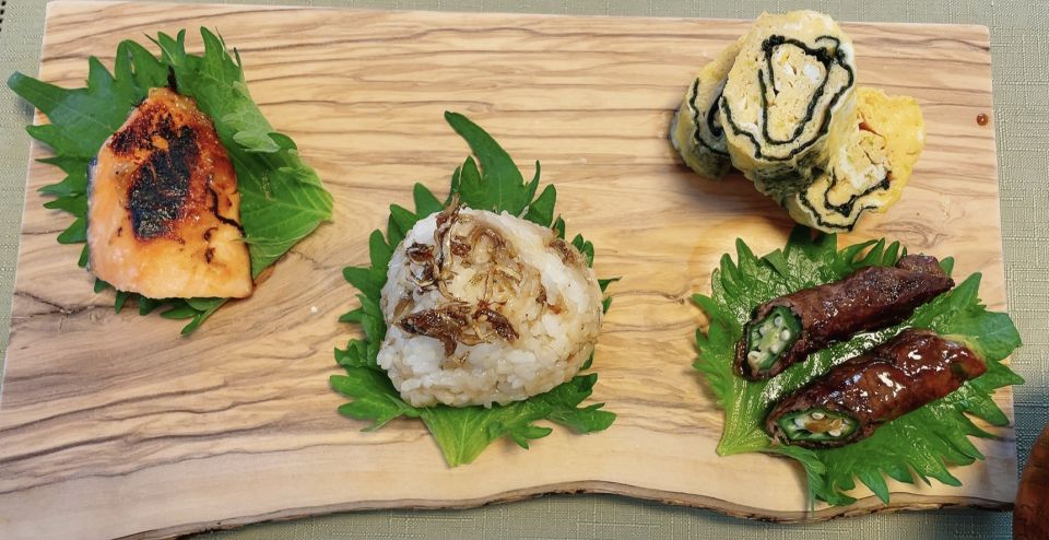 Tokyo: Japanese Home-style Cooking Class with Meal - What you’ll cook: dashi stock, saikyo yaki, rice ball, miso soup