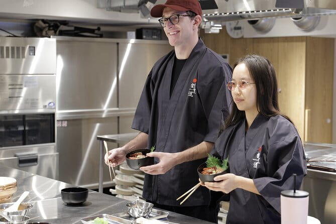 Tokyo Keen Japanese Knife and Sashimi Workshop - From Tuna to Zuke-don: Cooking Lunch with Real Timing