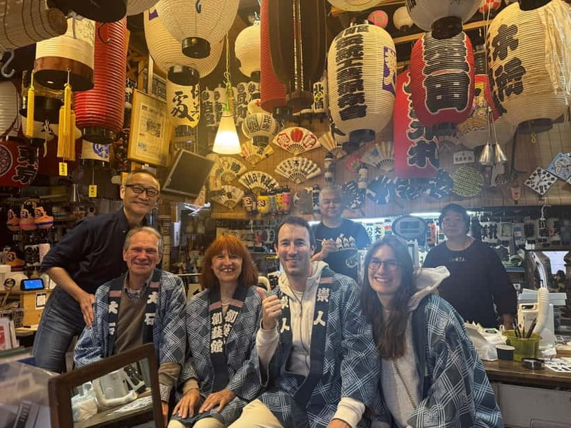 Tokyo: Making a Lantern Workshop in Asakusa with a Craftsman - Finding the workshop: Yokokawa normally, Ryogoku Kokugikan during sumo