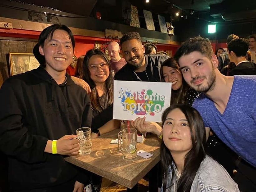 Tokyo: Meet Locals & Travelers Gathering All-You-Can-Drink - Shinjuku Meet-Up: Finding Welcome Tokyo in Minutes