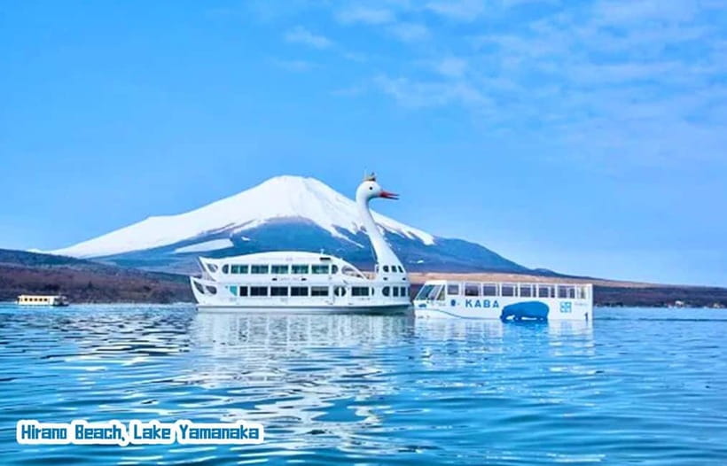 Tokyo: Mt Fuji 3 Lakes Day Trip | 9-Guest Small Group - Hirano Beach on Lake Yamanaka: Highest-Altitude Views and Golden Hour Payoff
