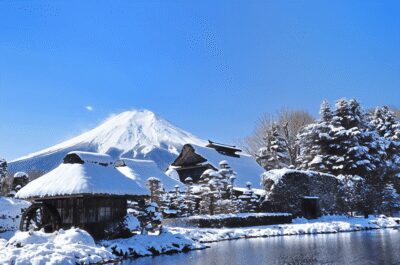 Tokyo: Mt Fuji Lake Kawaguchiko Tour & Arakuyama Sengen Park - Hidakaya Clock Street: The Fuji Photo at Human Scale
