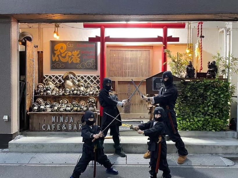 Tokyo: Ninja Experience Cafe Asakusa - Training With Shuriken, Blowgun, and a Replica Sword