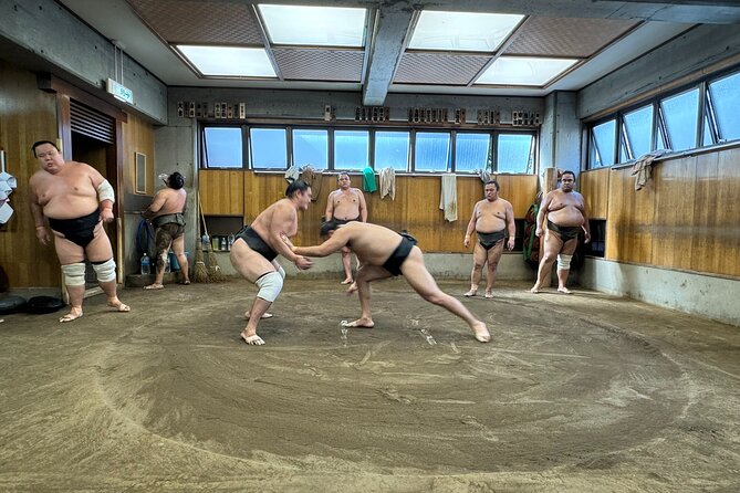 TOKYO , No1 Yokozuna Stable Morning Practice in Ryogoku - Hokusai in Sumida: a quick museum stop with a local connection