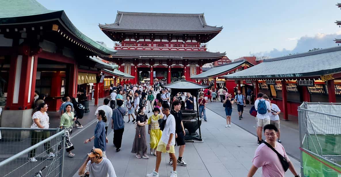 Tokyo: Private & Customizable Tour W/English Speaking Guide - Sensō-ji Temple: break time, photos, and the old-meets-now feel