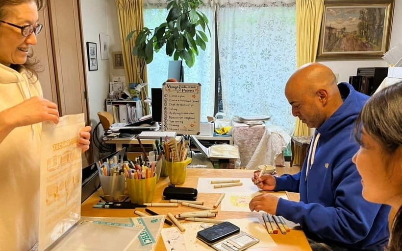 Tokyo: Private Manga Drawing Class with Professional Artist - Meeting Yumiko sensei and tailoring the lesson to your favorite series