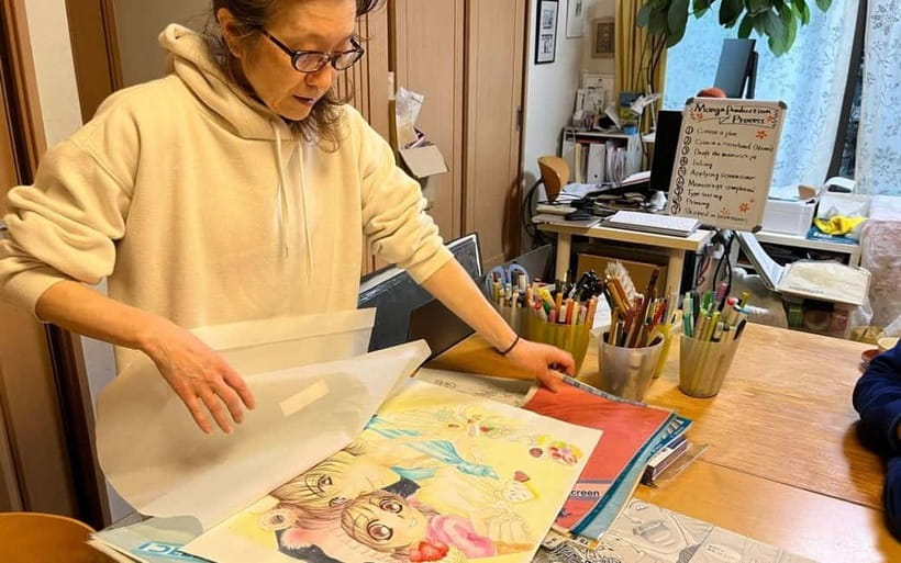 Tokyo: Private Manga Drawing Class with Professional Artist - Take-home artwork: signed portrait, practice sheets, and a mini Tokyo shopping list