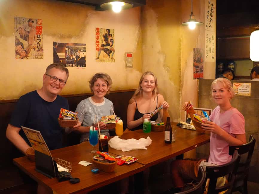 Tokyo Shinjuku Food Tour for Family [1 Group Only] - Dinner and seafood tastings in Kabukicho: sashimi, sushi, oyster
