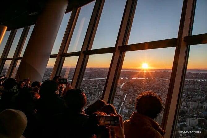 Tokyo SkyTree Admission E-Tickets with options - Getting In with Your Phone: QR Codes, Counters, and Real-Life Lines