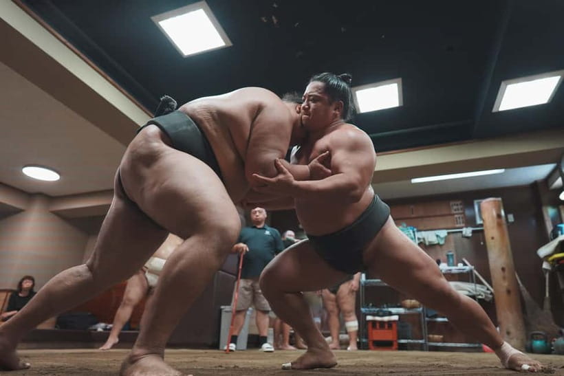 Tokyo: Sumo Keiko Training Tour with Audio Guide & Photo - Ryogoku’s sumo setting: finding Nakamura-beya fast