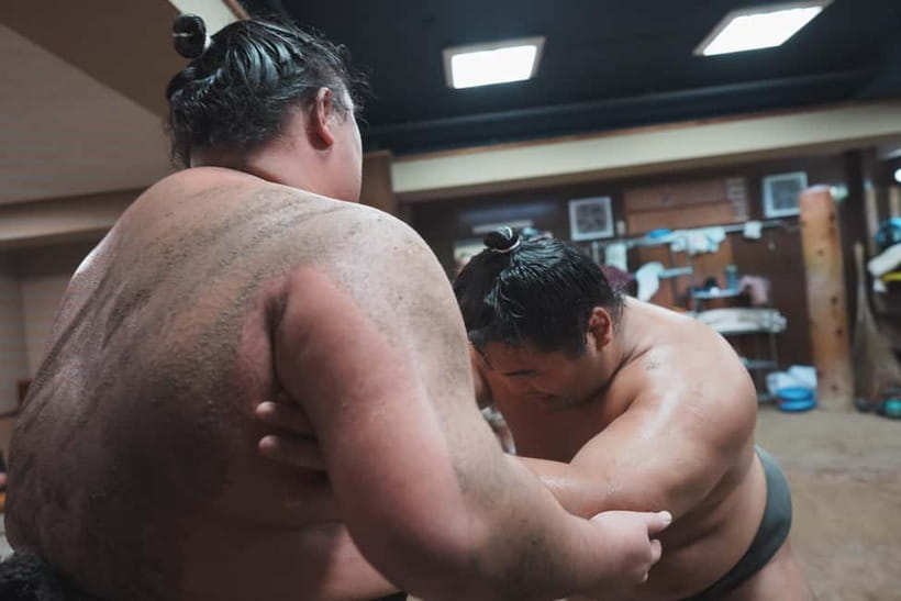 Tokyo: Sumo Keiko Training Tour with Audio Guide & Photo - Should you book Nakamura-beya sumo keiko with audio?