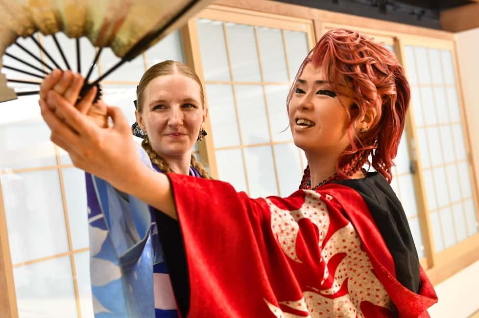 Tokyo: Taishu Engeki Show with Kimono and Sword Lesson - Your Tour Flow: Show First or Workshop First