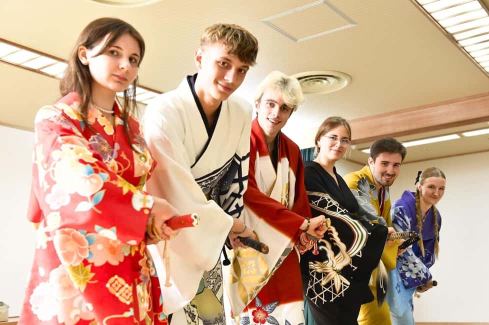 Tokyo: Taishu Engeki Show with Kimono and Sword Lesson - The Workshop on Tatami: Fan Dance and Chanbara Swordplay