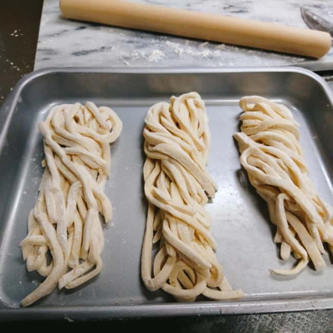 Tokyo: Traditional foot-kneaded Udon noodles class - Foot-Kneading Musashino udon in West Tokyo