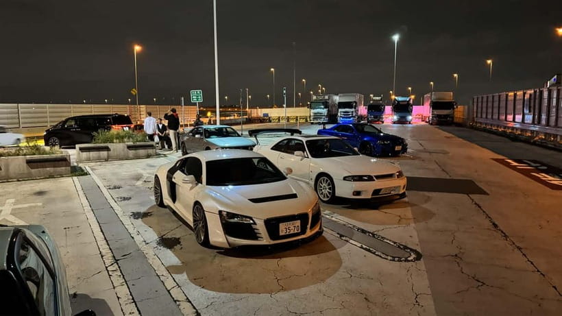 Tokyo: Visit Every Car Meet in Tokyo in a Widebody R35 GTR! - Daikoku PA: Where the Night Gets Legendary