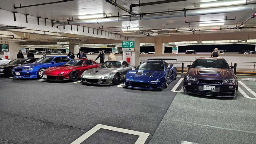 Tokyo: Visit Every Car Meet in Tokyo in a Widebody R35 GTR! - A Pit Autobacs: Pre-Meet Energy Plus Real Shopping Time