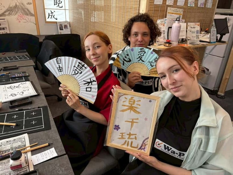 Tokyo:Calligraphy &Make your original folding fan in Asakusa - Key things I’d bet you’ll like