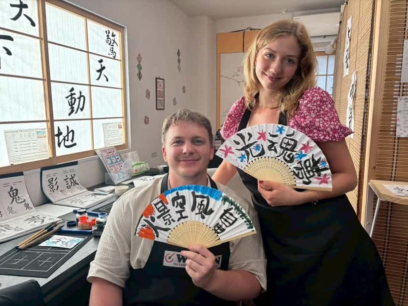 Tokyo:Calligraphy &Make your original folding fan in Asakusa - Should You Book This Asakusa Calligraphy Class?