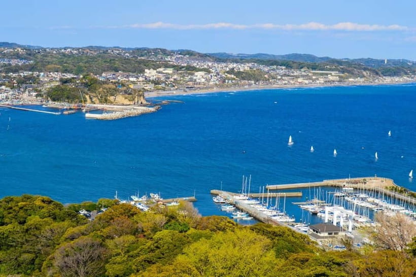 Tokyo:Sea of Mount Fuji, Hakone Ropeway, Ōwakudani, Enoshima - Sagami Bay photo stop: the ocean wrap-up