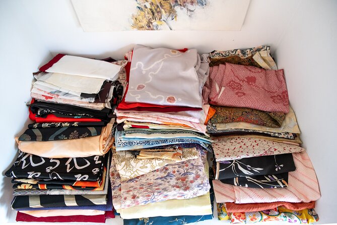 Turn Antique Kimono into Take-Home Interior Art - Arriving at Atelier + Gallery QUADROJapan in Shimomeguro