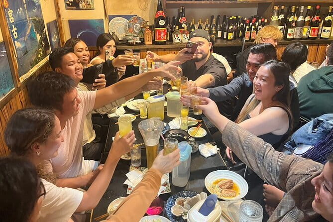 Unlimited Local Night《ALL-Y-CAN-DRINK》Find SHIBUYA Hidden gems! - Price and value: $115.88 for drinks, dinner, and a guide who opens doors