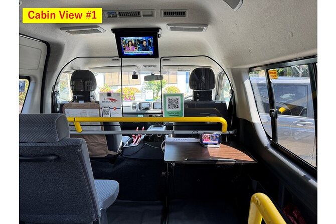 Wheelchair Accessible Taxi from HND to Yokohama Port - The Van Setup: Toyota Hiace Commuter Wheelchair + Luggage Math