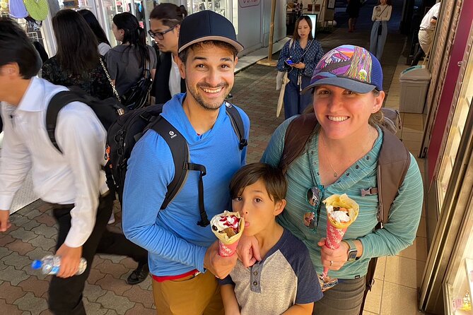 Yummy Harajuku Colorful Family Food Tour Kids Free by Expert - Kiddy Land Harajuku: character shopping with variety