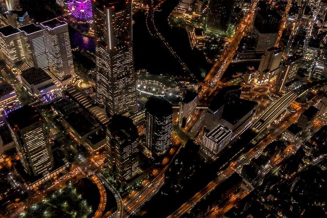 【50 mins】 City lights HelicopterTour: Tokyo and Yokohama plan - Shinjuku After Dark: Dense Lights Without the Ground Chaos